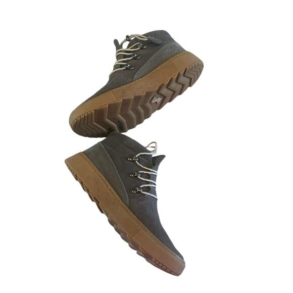 Forsake Lucie Slip gray leather slip on chukka boots 6.5 - Picture 6 of 6